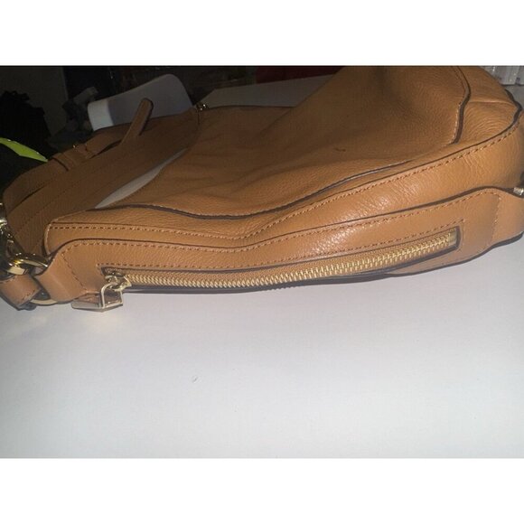 Michael Kors Julia Medium Leather Hobo Bag. -Brown -Some Flaws, See Description. - Picture 8 of 8